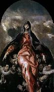 GRECO, El The Madonna of Charity oil painting on canvas